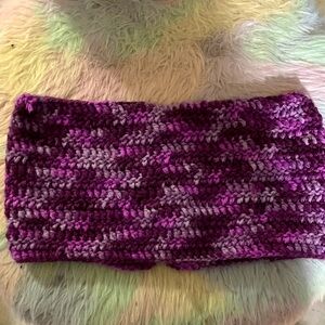 Purple Crocheted Headband